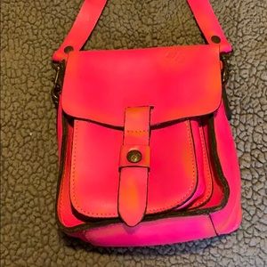 Patricia Nash Italian Crossbody Purse - Hot pink